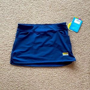 Color Fingers Navy Blue swim skirt